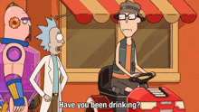 Have You Been Drinking Rick Sanchez GIF