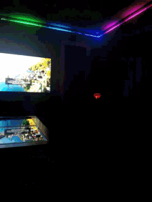 Movie Time Chill GIF - Movie Time Chill Color Lights GIFs