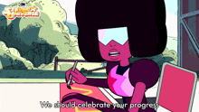 We Should Celebrate Your Progress Garnet GIF - We Should Celebrate Your Progress Garnet Steven Universe GIFs