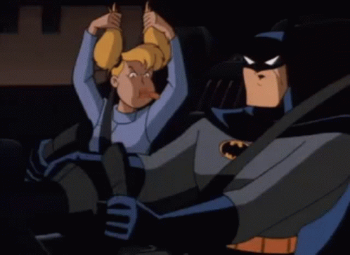 Batman Harley Quinn GIF - Batman Harley Quinn Batmobile - Discover & Share  GIFs
