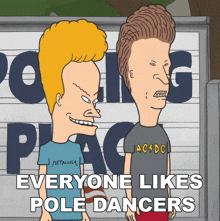 Everyone Likes Pole Dancers Butt-head GIF - Everyone Likes Pole Dancers Butt-head Beavis GIFs