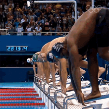 diving olympics start jumping swimming