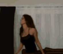 Woman In Living Room Cow Invasion GIF - Woman In Living Room Cow Invasion Absurd GIFs