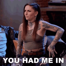 You Had Me In The First Half Angel GIF - You Had Me In The First Half Angel Ink Master GIFs