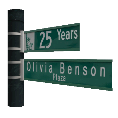 Olivia Benson Plaza Law & Order Special Victims Unit Sticker - Olivia Benson Plaza Law & Order Special Victims Unit Street Name Sign Stickers