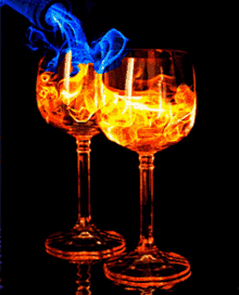 Blue Fire Cocktail GIF - Blue Fire Cocktail GIFs