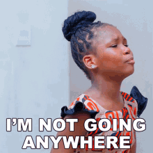 Im Not Going Anywhere Success GIF - Im Not Going Anywhere Success Markangelcomedy GIFs