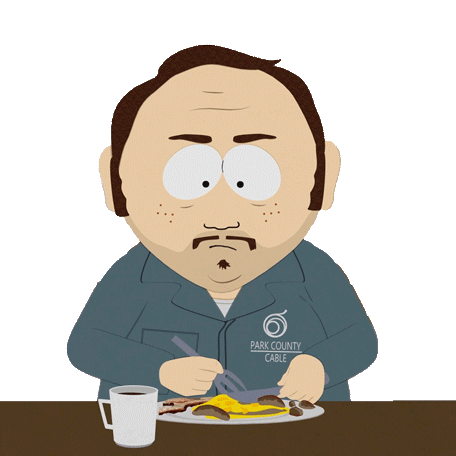 Eating Clark Malkinson Sticker - Eating Clark Malkinson South Park Stickers