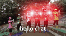 Hello Chat Power Rangers GIF - Hello Chat Power Rangers Gokaiger GIFs