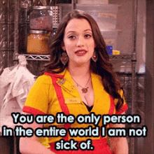 2broke girls kat dennings max black the only person in the entire world i am not sick of