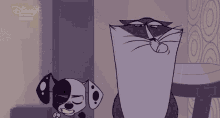 a cartoon of a dog and a cat with disney premiere on the bottom