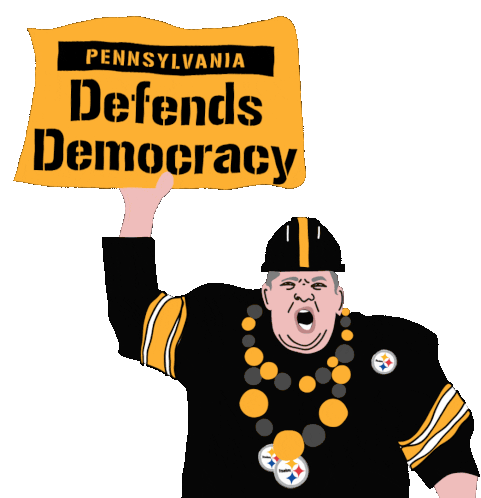 Epsteinj Pennsylvania Defends Democracy Sticker - Epsteinj Pennsylvania Defends Democracy Pennsylvania Stickers