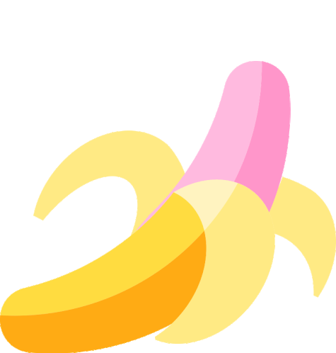 Banana Pink Sticker - Banana Pink Cute Stickers