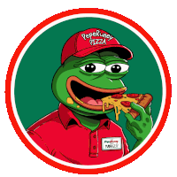 a frog wearing a hat that says pepperoney pizza