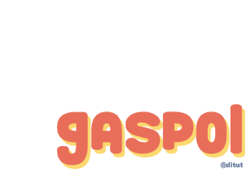 Gaspol Indonesia Sticker - Gaspol Indonesia Ditut Stickers