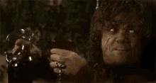 Peter Dinklage Tyrion Lannister GIF - Peter Dinklage Tyrion Lannister Wine GIFs
