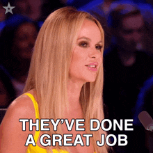They'Ve Done A Great Job Amanda Holden GIF - They'Ve Done A Great Job Amanda Holden Britains Got Talent GIFs