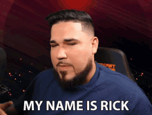 My Name Is Rick Im Rick GIF - My Name Is Rick Im Rick My Name GIFs