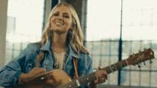 Playing Guitar Catie Offerman GIF - Playing Guitar Catie Offerman Sound Of Missing You Song GIFs