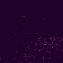 the word gamze is on a purple background with fireworks in the background