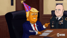 youre in game lets do this donald trump our cartoon president