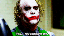 You Complete Me Joker GIF - You Complete Me Joker Joaquin Phoenix GIFs