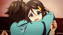 Anime Hug GIF - Anime Hug Scream GIFs