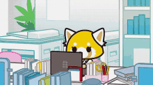Aggretsuko Typing GIF - Typing Busy Work GIFs
