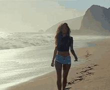 Nicole Scherzinger Beach GIF - Nicole Scherzinger Beach Walking GIFs