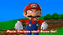 Smg4 Mario GIF - Smg4 Mario You Know What Screw This GIFs