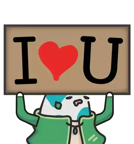 I Love You Whiskers Sticker - I Love You Whiskers Stickers