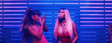 Nicki Minaj Arianna Grande GIF - Nicki Minaj Arianna Grande Side To Side GIFs