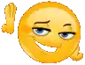 a pixel art of a smiley face with a hand in front of it .