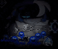 a picture of a cartoon character with the words shadow made anime ninja on it