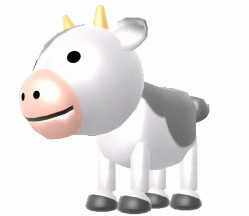 Correspondentie functie bezoeker Cow Cow From Wii Party Sticker - Cow Cow From Wii Party Wii Party -  Discover & Share GIFs