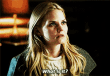 Once Upon A Time Emma Swan GIF - Once Upon A Time Emma Swan What Is It GIFs