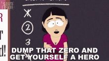 dump that zero and get yourself a hero pearl south park s3e4 e304