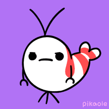 Angry Shy Shrimp GIF - Angry Shy Shrimp Pikaole GIFs