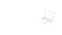 a black and white drawing of a laptop with the words acompanhando processos below it