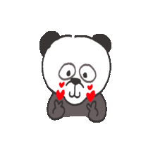 Animals Happy Sticker - Animals Happy Panda Stickers