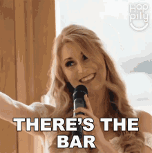 Theres The Bar Happily GIF - Theres The Bar Happily The Bar Is Over There GIFs