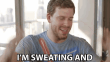 Im Sweating Im Way Too Excited Corey Vidal GIF - Im Sweating Im Way Too Excited Corey Vidal Sweating GIFs