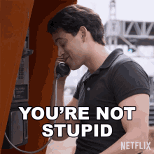 Youre Not Stupid Roger Garcia GIF - Youre Not Stupid Roger Garcia Selena The Series GIFs