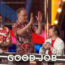 Good Job Family Feud Canada GIF - Good Job Family Feud Canada Great Work GIFs