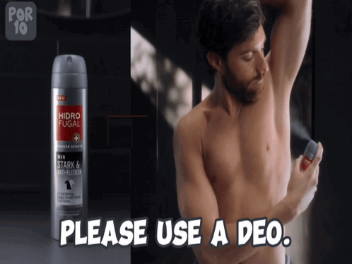 deodorant ads for men