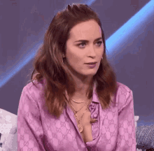 Emily Blunt GIF - Emily Blunt Interview GIFs