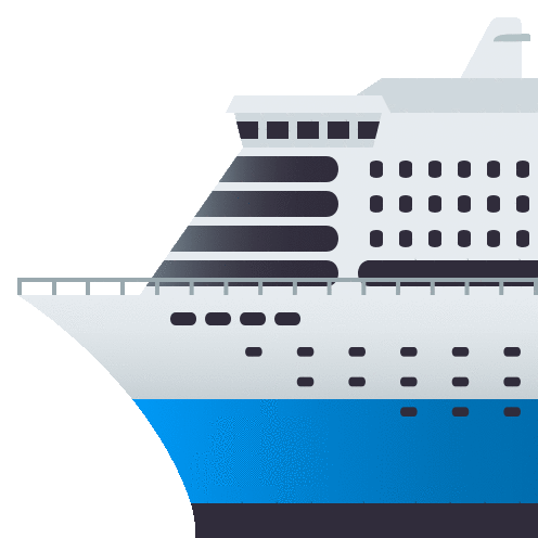 Passenger Ship Travel Sticker - Passenger Ship Travel Joypixels Stickers