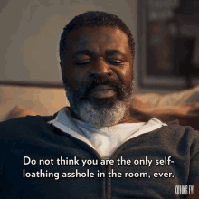 Do Not Think You Are The Only Self Loathing Asshole In The Room Danny Sapani GIF - Do Not Think You Are The Only Self Loathing Asshole In The Room Danny Sapani Jamie GIFs