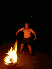 Bonfire Yell GIF