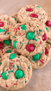 Christmas M And Ms Sprinkles Cookies Food GIF